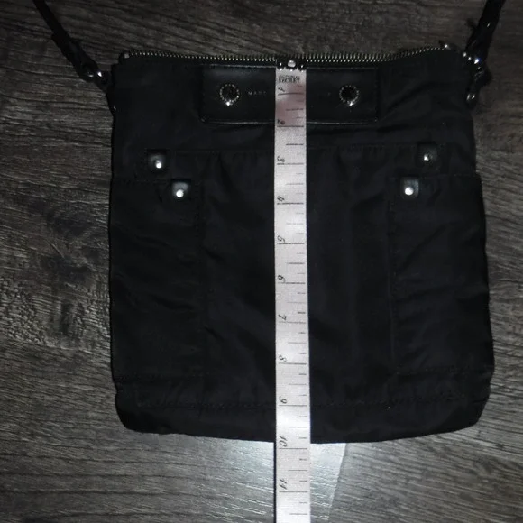 Marc By Marc Jacobs Black Nylon Crossbody Bag Purse Silver‎ Hardware - Picture 11 of 11